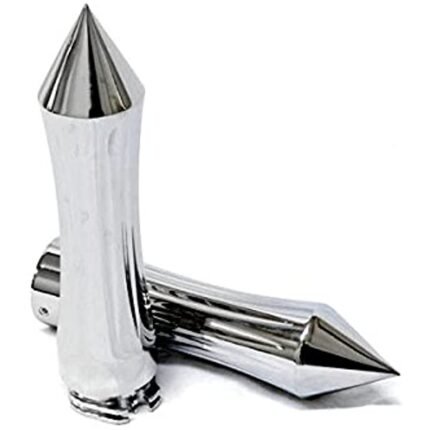 Grips Custom Chrome Aluminum motorcycle handlebar grips