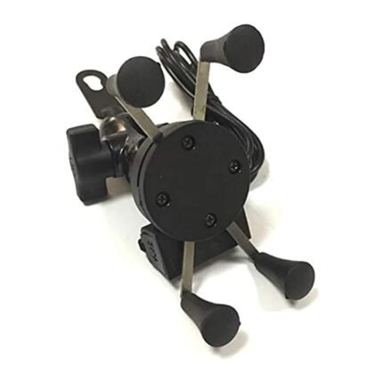 Phone Mount Holder USB Charger for Motorcycle